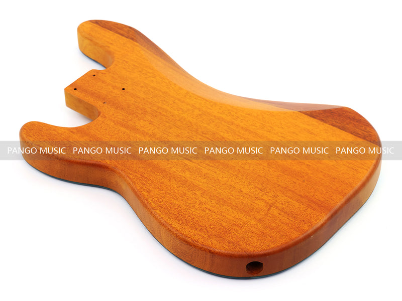 One-of-a-Kind Burl Wood Veneer Epoxy Resin PJ-Style Electric Bass Guitar Body (PJE-001)
