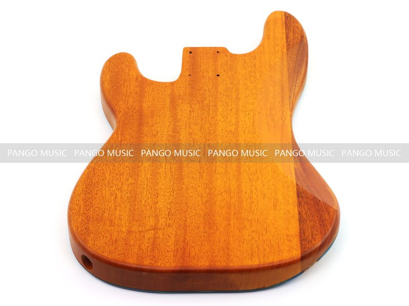 One-of-a-Kind Burl Wood Veneer Epoxy Resin PJ-Style Electric Bass Guitar Body (PJE-001)