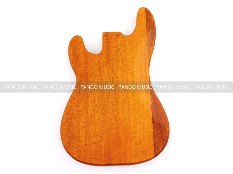 One-of-a-Kind Burl Wood Veneer Epoxy Resin PJ-Style Electric Bass Guitar Body (PJE-001)