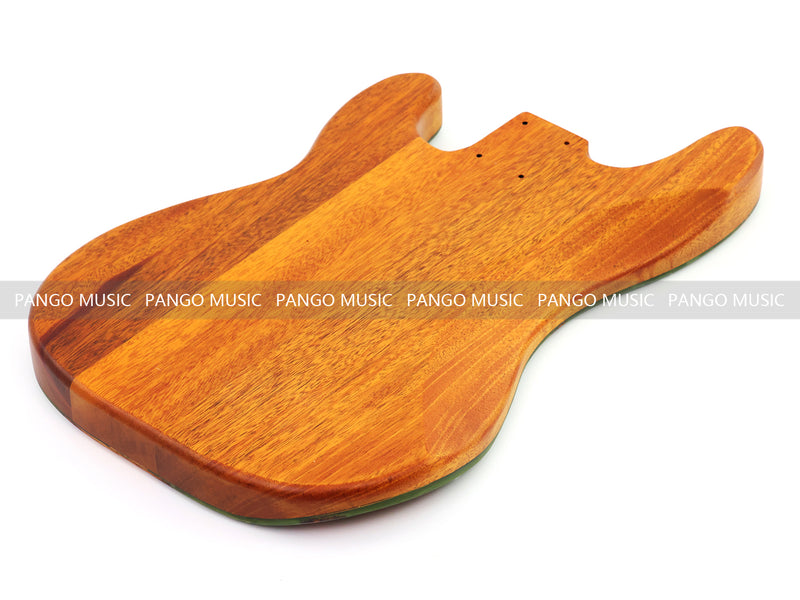 One-of-a-Kind Burl Wood Veneer Epoxy Resin PJ-Style Electric Bass Guitar Body (PJE-014)