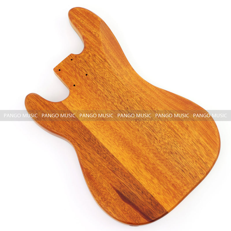 One-of-a-Kind Burl Wood Veneer Epoxy Resin PJ-Style Electric Bass Guitar Body (PJE-014)