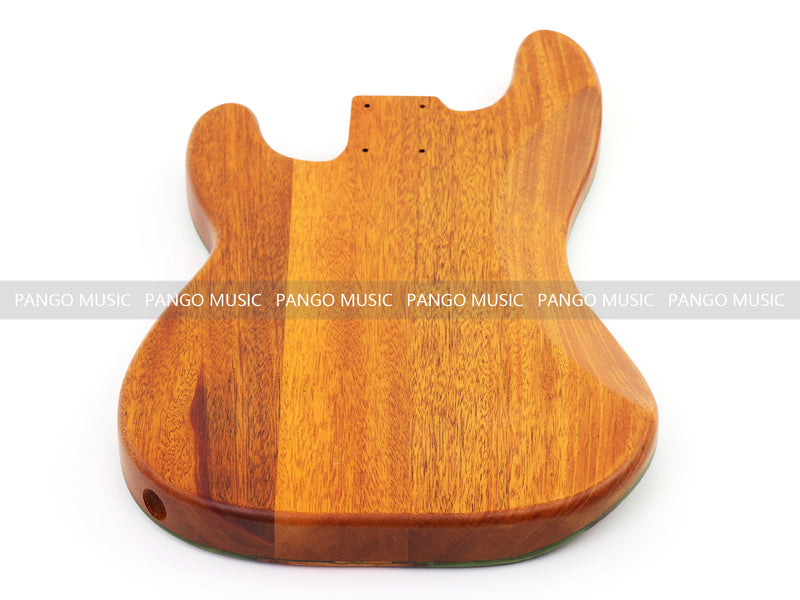 One-of-a-Kind Burl Wood Veneer Epoxy Resin PJ-Style Electric Bass Guitar Body (PJE-014)