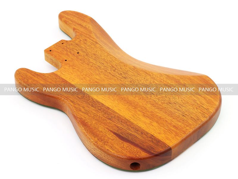 One-of-a-Kind Burl Wood Veneer Epoxy Resin PJ-Style Electric Bass Guitar Body (PJE-014)