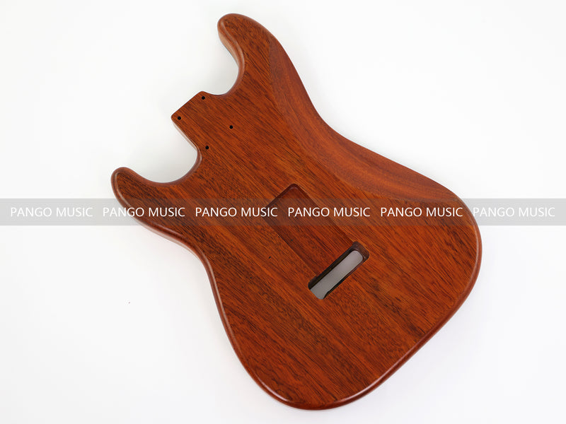 One-of-a-Kind Burl Wood Veneer Epoxy Resin ST Style Electric Guitar Body (SBE-001)