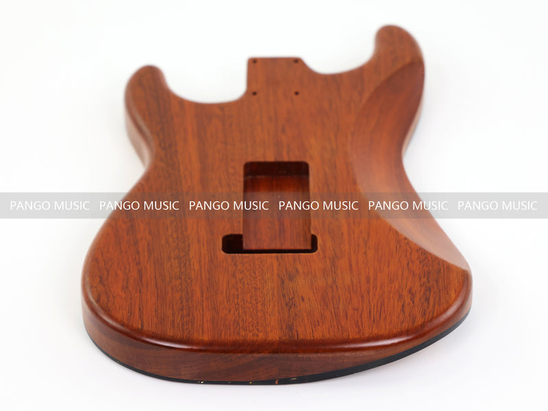 One-of-a-Kind Burl Wood Veneer Epoxy Resin ST Style Electric Guitar Body (SBE-001)