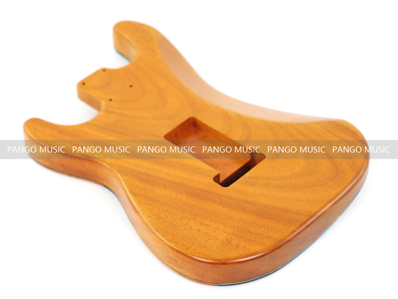 One-of-a-Kind Burl Wood Veneer Epoxy Resin ST Style Electric Guitar Body (SBE-002)