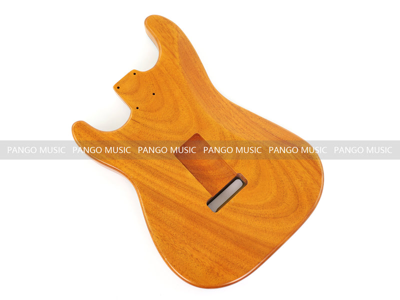 One-of-a-Kind Burl Wood Veneer Epoxy Resin ST Style Electric Guitar Body (SBE-002)