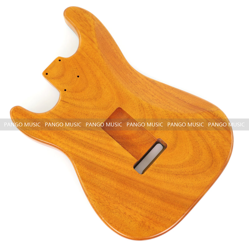 One-of-a-Kind Burl Wood Veneer Epoxy Resin ST Style Electric Guitar Body (SBE-002)