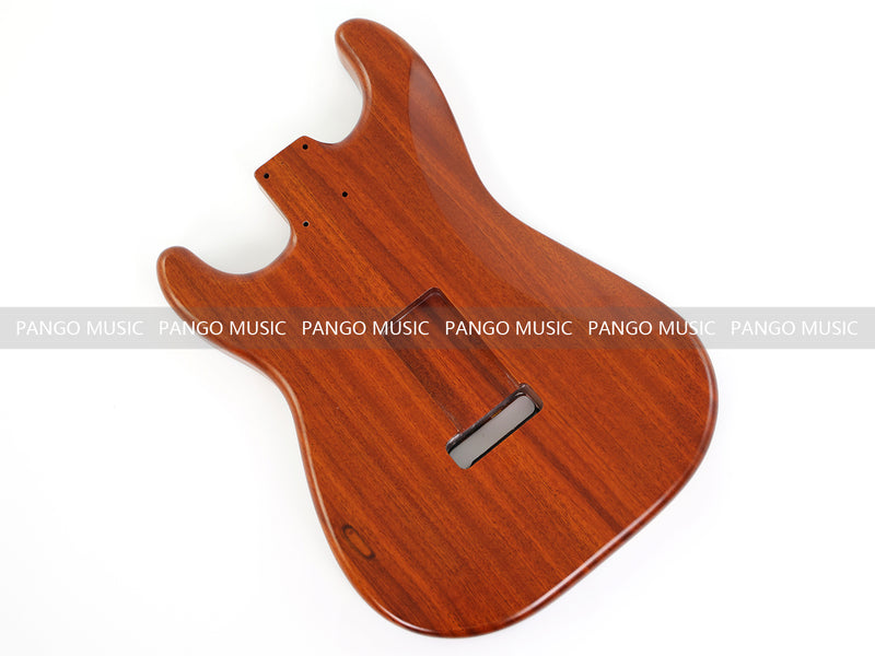 One-of-a-Kind Burl Wood Veneer Epoxy Resin ST Style Electric Guitar Body (SBE-003)