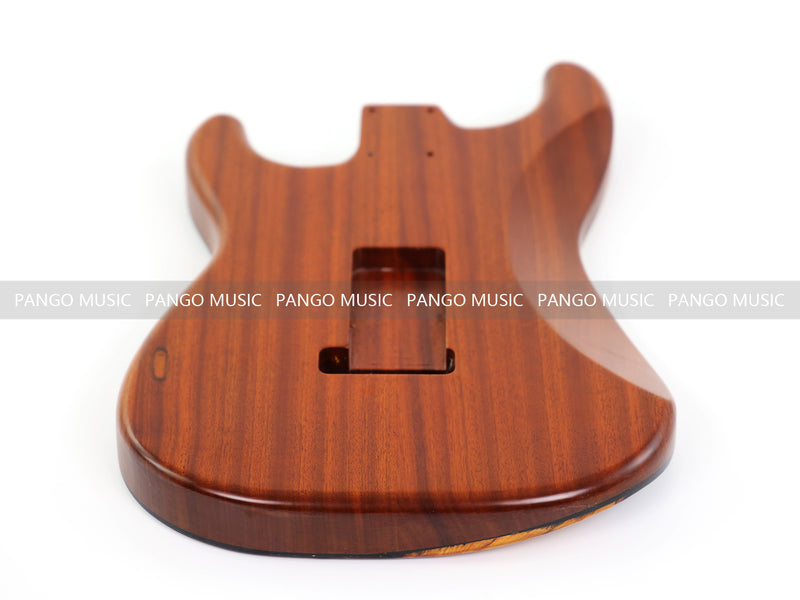 One-of-a-Kind Burl Wood Veneer Epoxy Resin ST Style Electric Guitar Body (SBE-003)