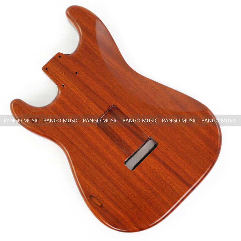 One-of-a-Kind Burl Wood Veneer Epoxy Resin ST Style Electric Guitar Body (SBE-003)