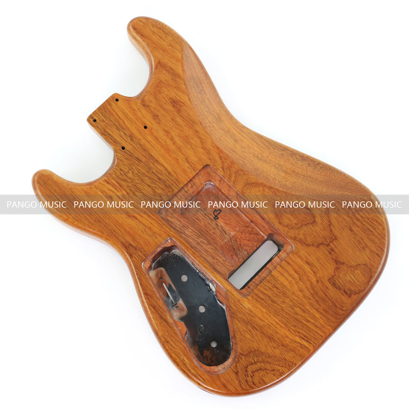 One-of-a-Kind Burl Wood Veneer Epoxy Resin ST Style Electric Guitar Body (SBE-004)