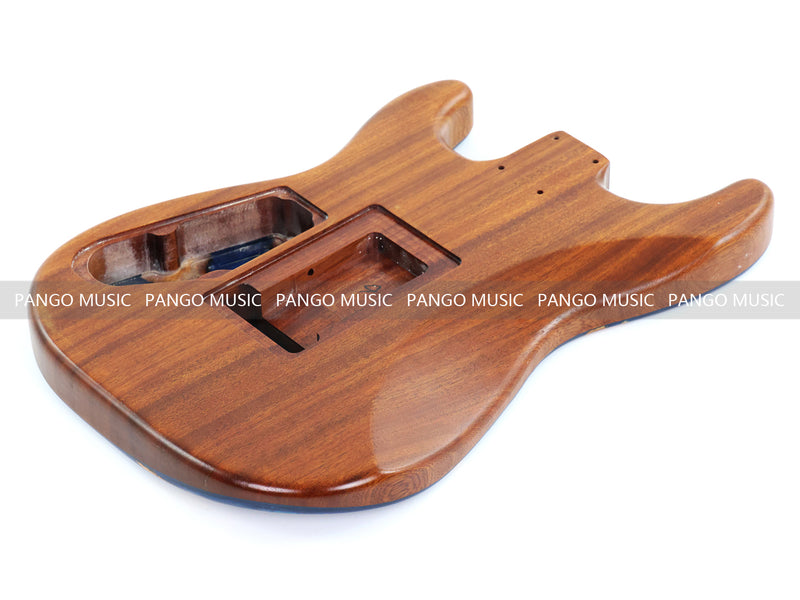 One-of-a-Kind Burl Wood Veneer Epoxy Resin ST Style Electric Guitar Body (SBE-007)