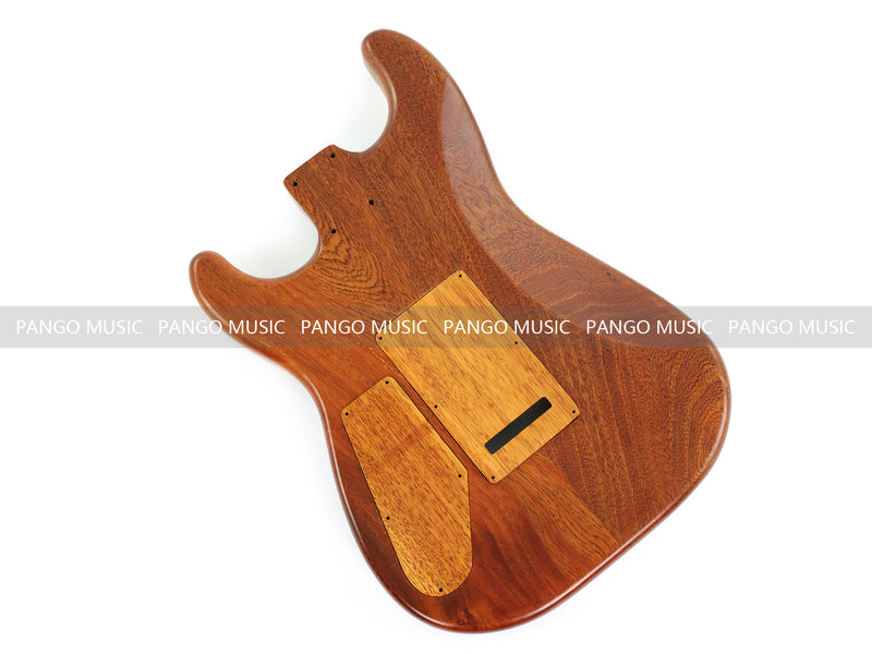 One-of-a-Kind Burl Wood Veneer Epoxy Resin ST Style Electric Guitar Body (SBE-008)