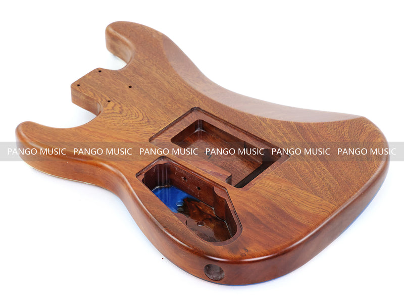 One-of-a-Kind Burl Wood Veneer Epoxy Resin ST Style Electric Guitar Body (SBE-008)