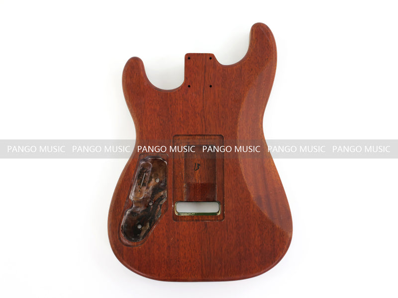 One-of-a-Kind Burl Wood Veneer Epoxy Resin ST Style Electric Guitar Body (SBE-014)