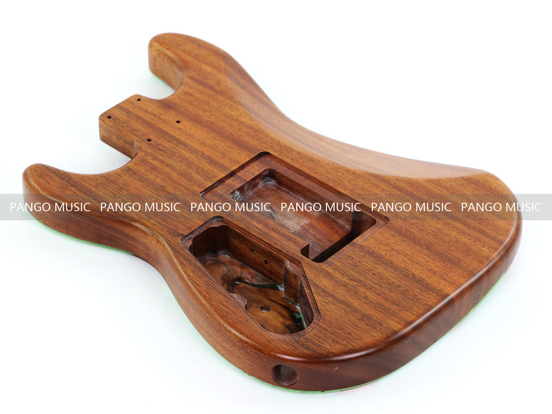 One-of-a-Kind Burl Wood Veneer Epoxy Resin ST Style Electric Guitar Body (SBE-015)