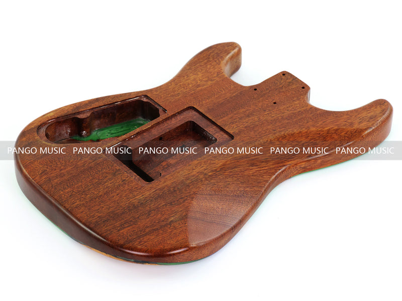 One-of-a-Kind Burl Wood Veneer Epoxy Resin ST Style Electric Guitar Body (SBE-017)