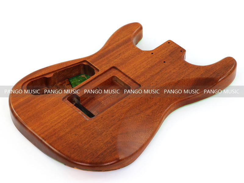 One-of-a-Kind Burl Wood Veneer Epoxy Resin ST Style Electric Guitar Body (SBE-028)