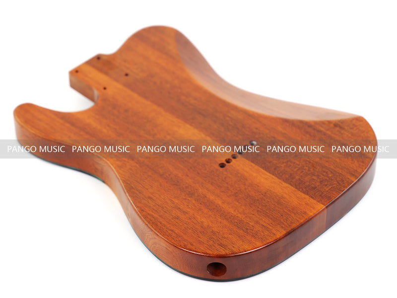 One-of-a-Kind Burl Wood Veneer Epoxy Resin TL Style Electric Guitar Body (BE-001)