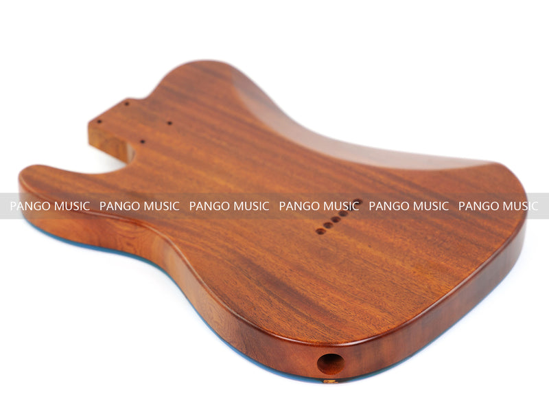 One-of-a-Kind Burl Wood Veneer Epoxy Resin TL Style Electric Guitar Body (BE-002)