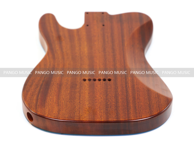 One-of-a-Kind Burl Wood Veneer Epoxy Resin TL Style Electric Guitar Body (BE-002)