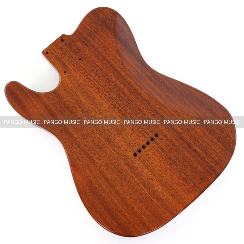 One-of-a-Kind Burl Wood Veneer Epoxy Resin TL Style Electric Guitar Body (BE-003)