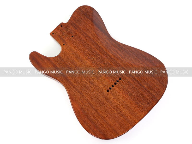 One-of-a-Kind Burl Wood Veneer Epoxy Resin TL Style Electric Guitar Body (BE-003)