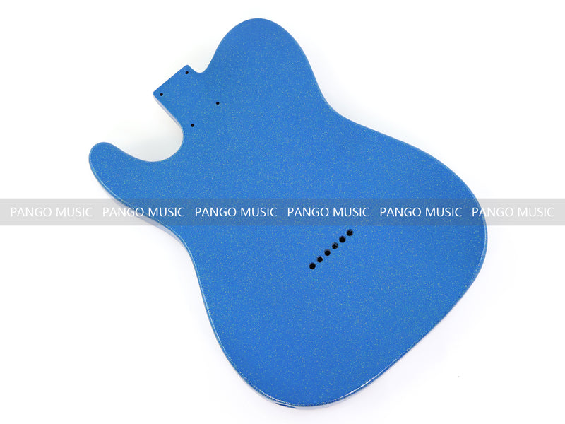 One-of-a-Kind Burl Wood Veneer Epoxy Resin Tele Style Electric Guitar Body (BE-007)