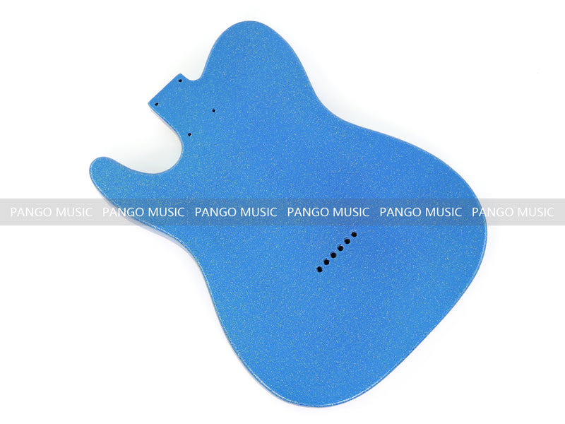 One-of-a-Kind Burl Wood Veneer Epoxy Resin Tele Style Electric Guitar Body (BE-012)