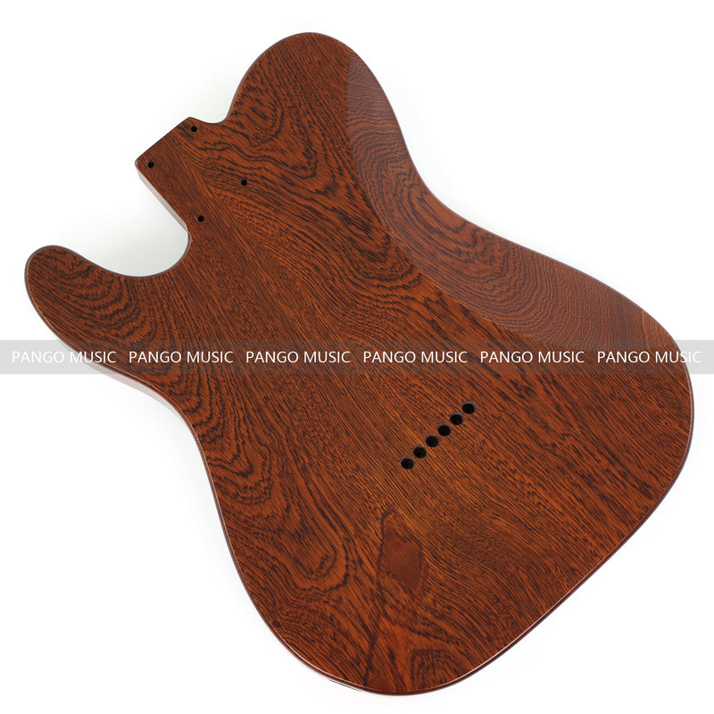 One-of-a-Kind Burl Wood Veneer Epoxy Resin Tele Style Electric Guitar Body (BE-017)