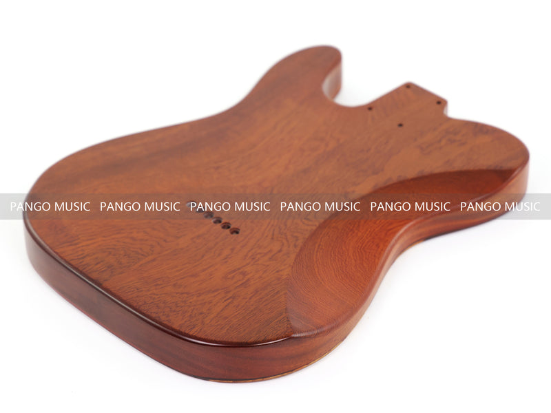 One-of-a-Kind Burl Wood Veneer Epoxy Resin Tele Style Electric Guitar Body (BE-018)