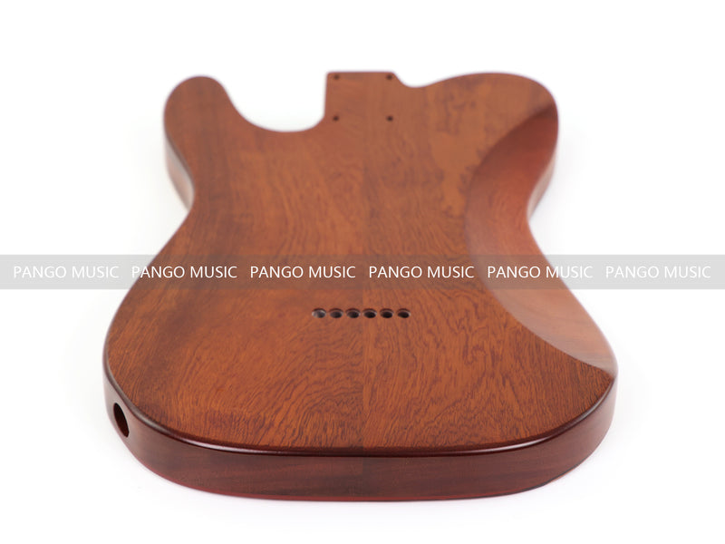 One-of-a-Kind Burl Wood Veneer Epoxy Resin Tele Style Electric Guitar Body (BE-018)