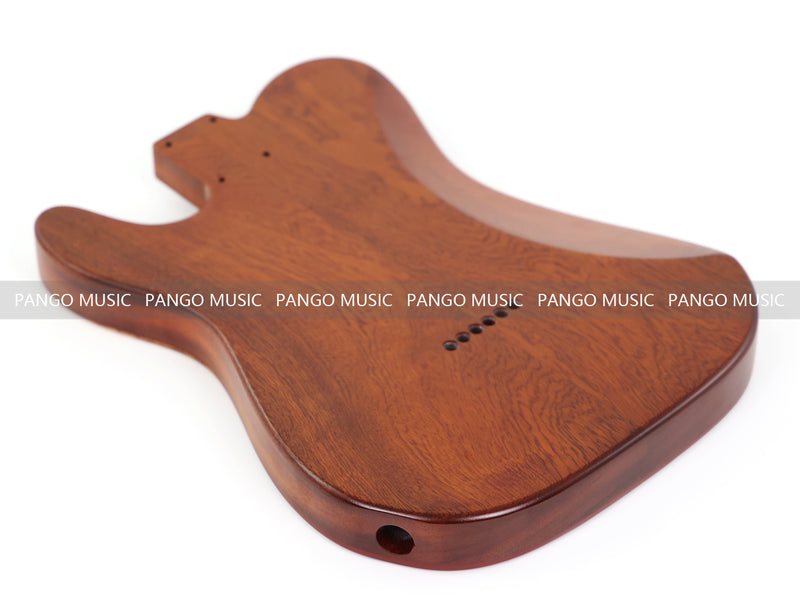 One-of-a-Kind Burl Wood Veneer Epoxy Resin Tele Style Electric Guitar Body (BE-018)