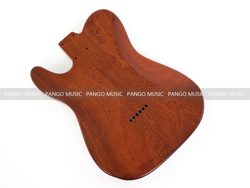 One-of-a-Kind Burl Wood Veneer Epoxy Resin Tele Style Electric Guitar Body (BE-018)