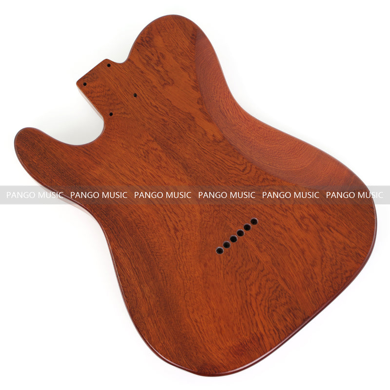 One-of-a-Kind Burl Wood Veneer Epoxy Resin Tele Style Electric Guitar Body (BE-018)