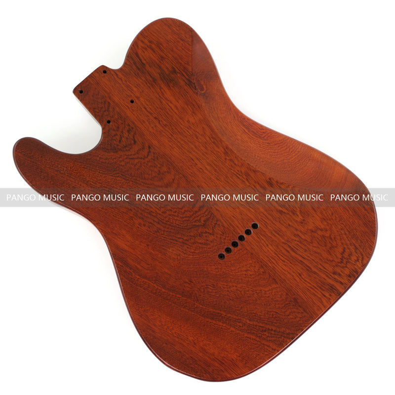 One-of-a-Kind Burl Wood Veneer Epoxy Resin Tele Style Electric Guitar Body (BE-019)