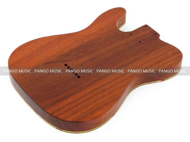 One-of-a-Kind Burl Wood Veneer Epoxy Resin Tele Thinline Style Electric Guitar Body with F-Hole (TRB-001)