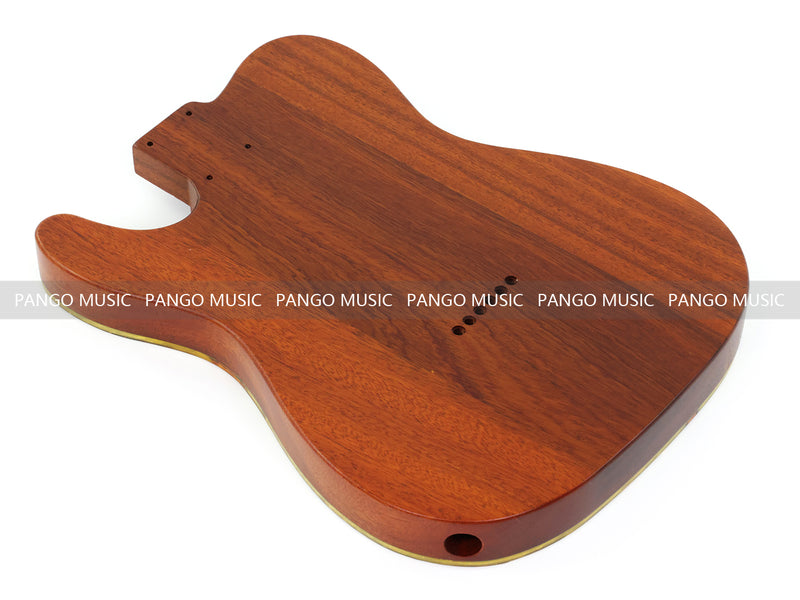 One-of-a-Kind Burl Wood Veneer Epoxy Resin Tele Thinline Style Electric Guitar Body with F-Hole (TRB-001)