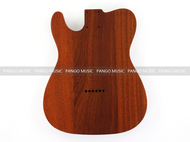 One-of-a-Kind Burl Wood Veneer Epoxy Resin Tele Thinline Style Electric Guitar Body with F-Hole (TRB-001)