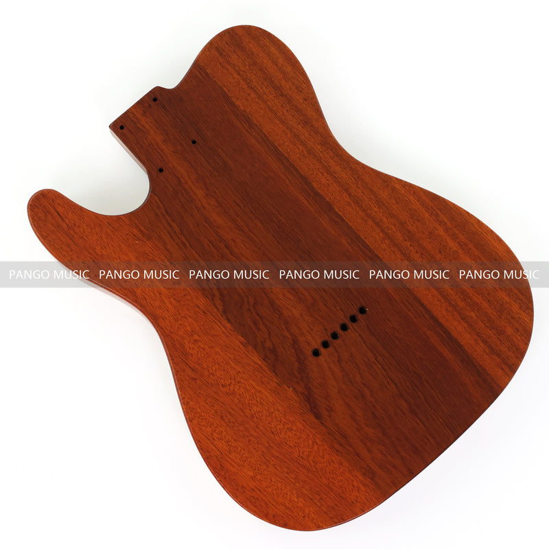 One-of-a-Kind Burl Wood Veneer Epoxy Resin Tele Thinline Style Electric Guitar Body with F-Hole (TRB-001)