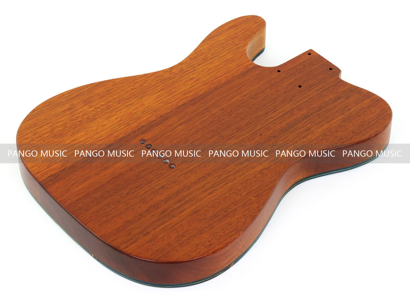 One-of-a-Kind Burl Wood Veneer Epoxy Resin Tele Thinline Style Electric Guitar Body with F-Hole (TRB-002)