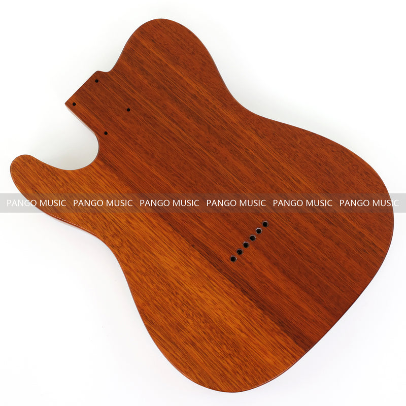One-of-a-Kind Burl Wood Veneer Epoxy Resin Tele Thinline Style Electric Guitar Body with F-Hole (TRB-002)