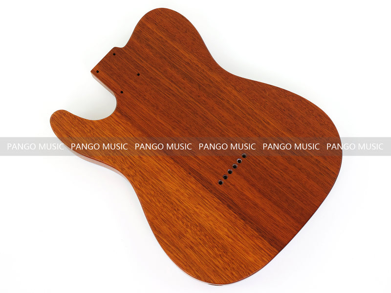 One-of-a-Kind Burl Wood Veneer Epoxy Resin Tele Thinline Style Electric Guitar Body with F-Hole (TRB-002)