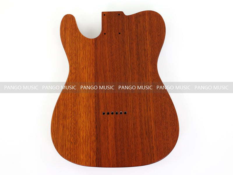 One-of-a-Kind Burl Wood Veneer Epoxy Resin Tele Thinline Style Electric Guitar Body with F-Hole (TRB-002)