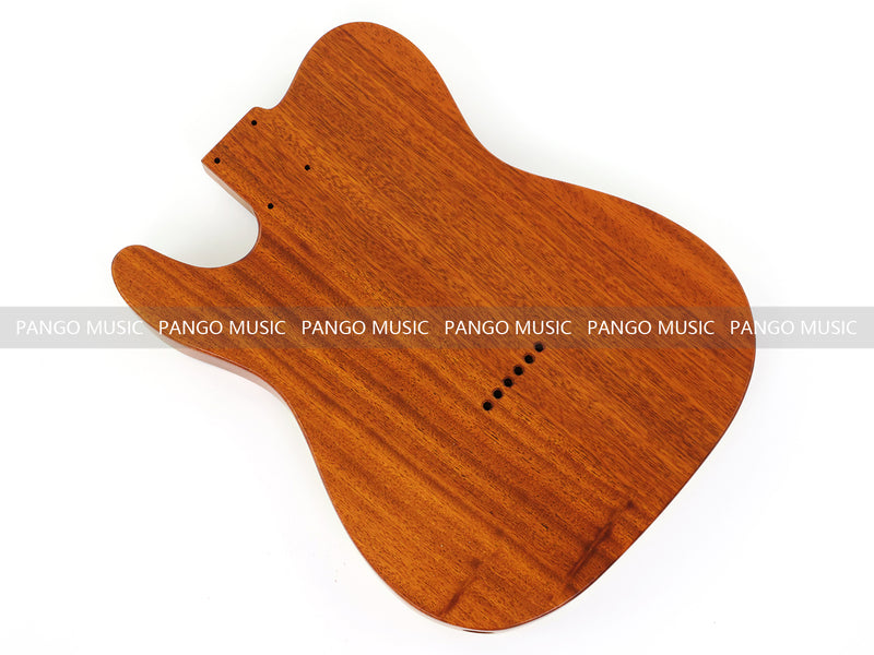 One-of-a-Kind Burl Wood Veneer Epoxy Resin Tele Thinline Style Electric Guitar Body with F-Hole (TRB-003)