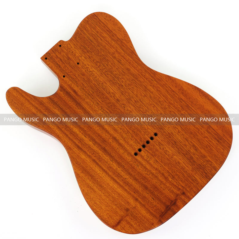 One-of-a-Kind Burl Wood Veneer Epoxy Resin Tele Thinline Style Electric Guitar Body with F-Hole (TRB-003)