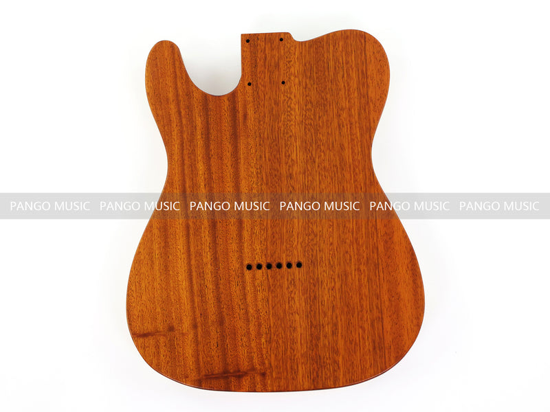 One-of-a-Kind Burl Wood Veneer Epoxy Resin Tele Thinline Style Electric Guitar Body with F-Hole (TRB-003)