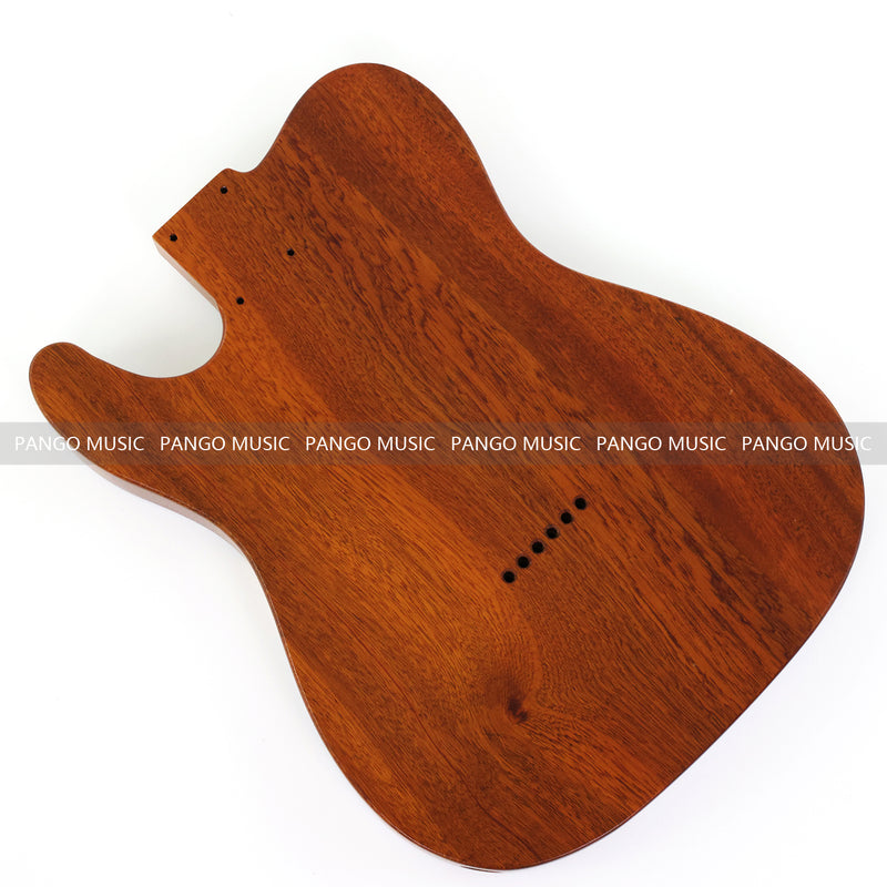 One-of-a-Kind Burl Wood Veneer Epoxy Resin Tele Thinline Style Electric Guitar Body with F-Hole (TRB-004)