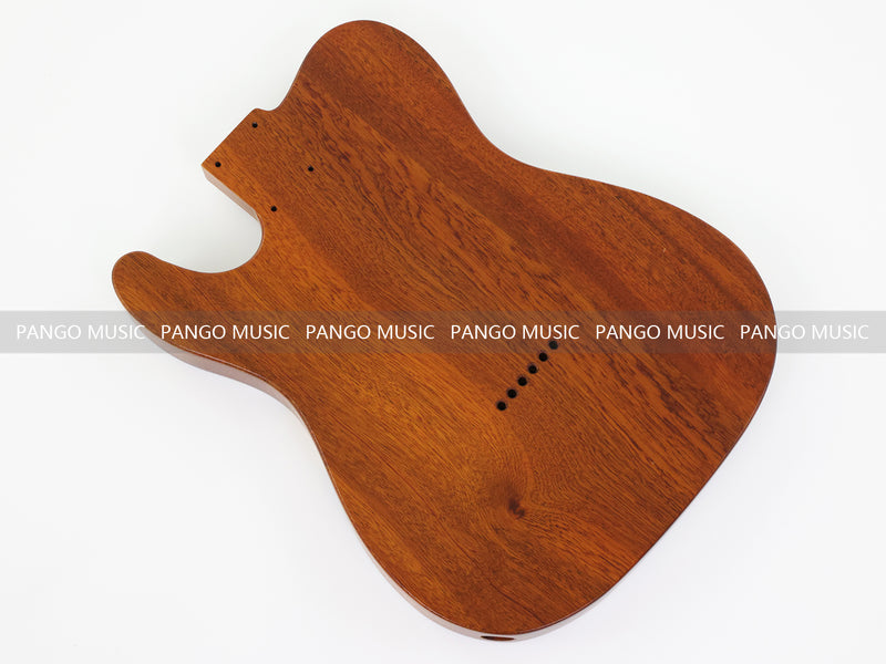 One-of-a-Kind Burl Wood Veneer Epoxy Resin Tele Thinline Style Electric Guitar Body with F-Hole (TRB-004)